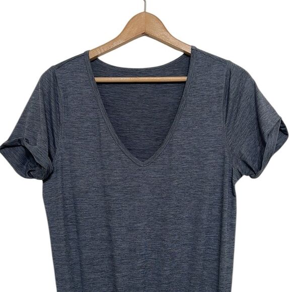 Vuori Jumpsuit Woman’s Size Small All Day Blue Heather Stretch Jogger 1-Piece - Picture 2 of 11